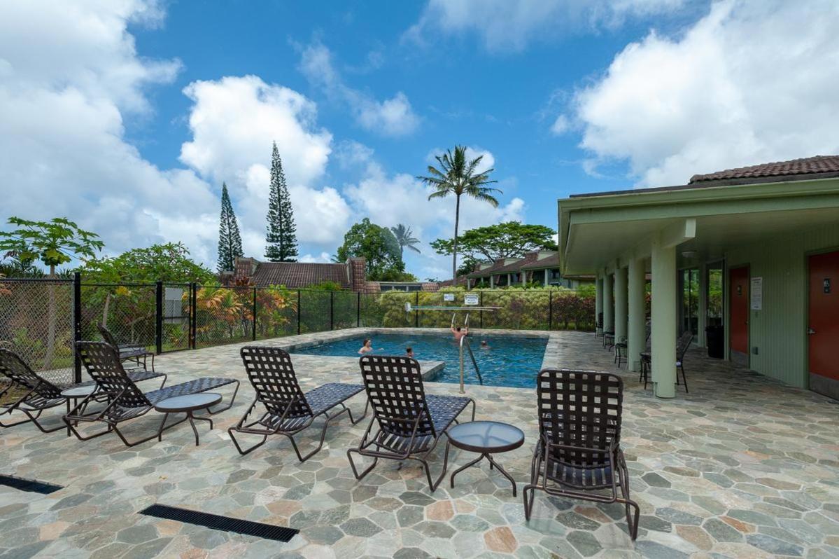 Puamana 21D-shady ocean view lanai, walk to Anini Beach&more Princeville Zewnętrze zdjęcie